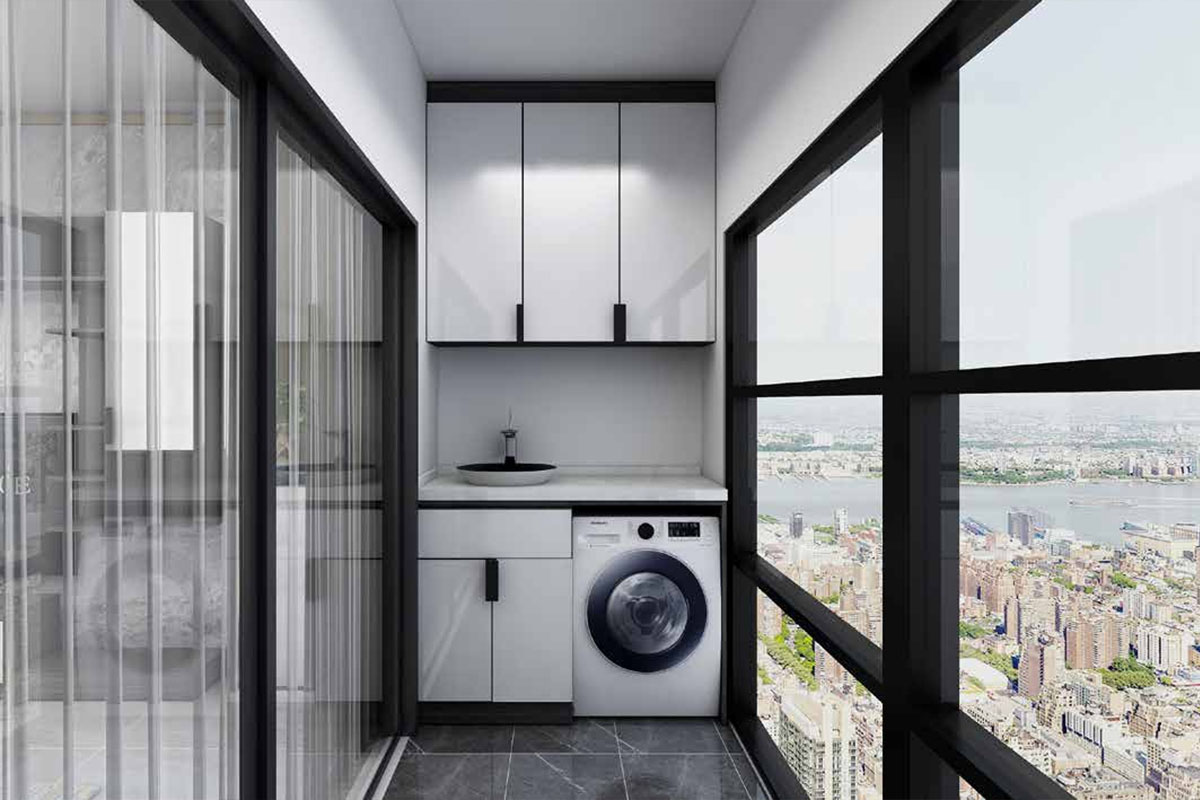 欧美风情·阳台柜系列