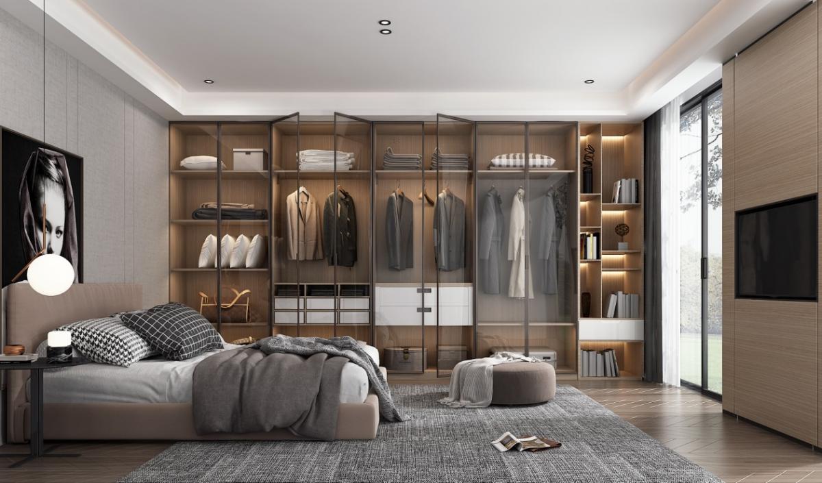 全铝衣柜为什么要做一门到顶